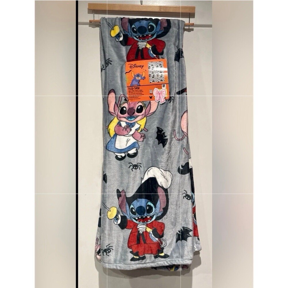 Stitch Halloween Plush Throw Blanket